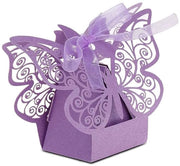 Decoro per Festa - Dozzina di Confetti a Laser - Dimensioni 6 x 6 x 5,5 cm - 50 Pezzi - Adatto per Matrimoni e Compleanni