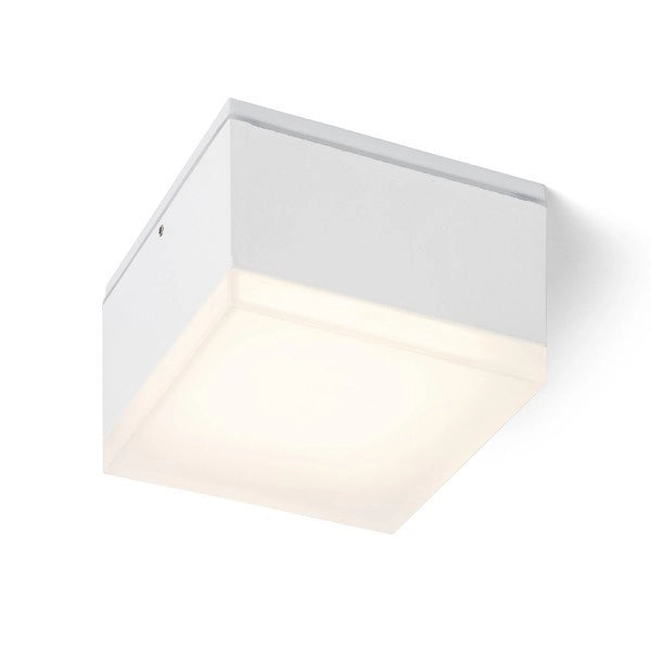 Lampada plafoniera ORIN SQ da soffitto grigio antracite acrilico satinato 230V LED 10W IP54  3000K