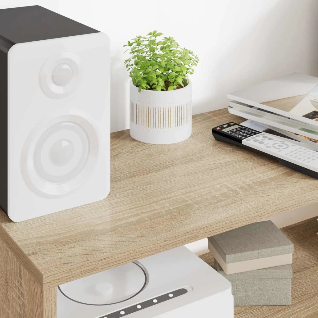 Mobile TV-Credenza per TV Rovere Sonoma 80 x 30 x 40 cm Legno multistrato