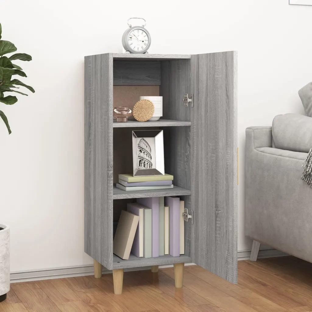 Credenza Grigio Sonoma 34,5x34x90 cm in Legno Multistrato 817403