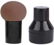Sistema di applicazione di trucco a forma di cuscino - Manico - Materiale morbido e elastico - Uso idro/nido - Dose cosmetica - Riduzione sprechi - Blender per trucco