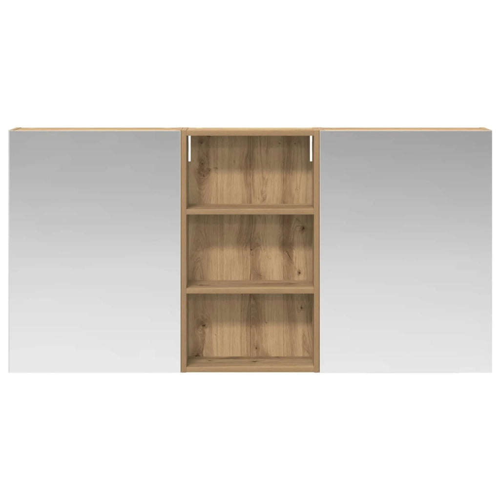 Set di Armadi da Bagno con lo scaffale 3 pcs 140 x 14,5 x 70 cm 3403783