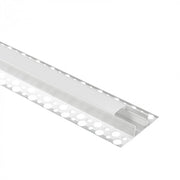 Profilo LED GNS01 a vista anodizzato diffusore opale 2m Ecolight