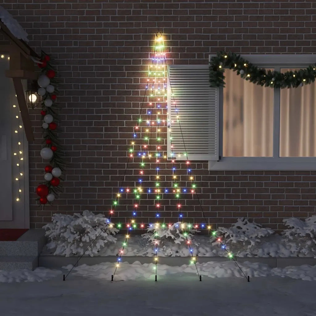 Albero di Natale LED con picchetti per il terreno 306 cm 42018743