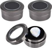 Scatola di Presentazione per Diamanti Miniature con Lavorazione a Sfera, Leggera e Individuale, Contenente 3 Diamanti di 3x0,6 Pollici, con Sostituto di Spongia - Contenitore di Stoccaggio per Gioielli con Diamanti.