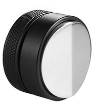 Tamponatore di caffè a 58mm - Strumento per la pressione delle capsule di caffè - Acciaio inossidabile - Nero - Manuale - Ideale per Baristi - Accessorio per caffè