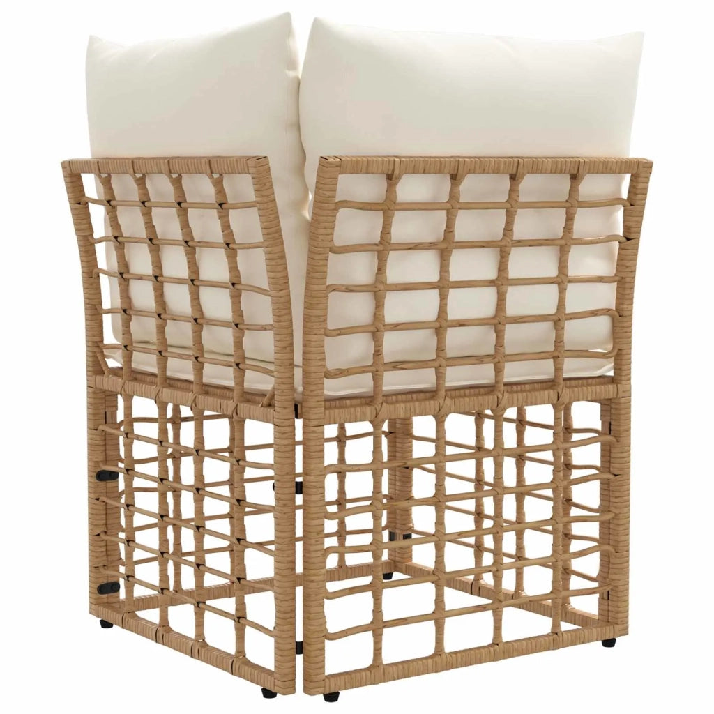 Modulo Divano Angolare da Esterno Naturale polyrattan 42026726