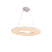 Lampada Led A Sospensione Design Moderno Rotonda Colore Bianco Diametro 910mm 105W 3000K Dimmerabile Triac Dimmer SKU-40101