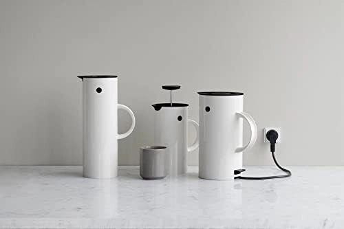 Stelton 5709846001268 960 Termoscan a doppia parete in vetro 1 L con tappo a leva e a vite colore Bianco