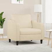 Poltrona-Poltroncina-Divano Sedia Crema 60 cm in Tessuto 439028