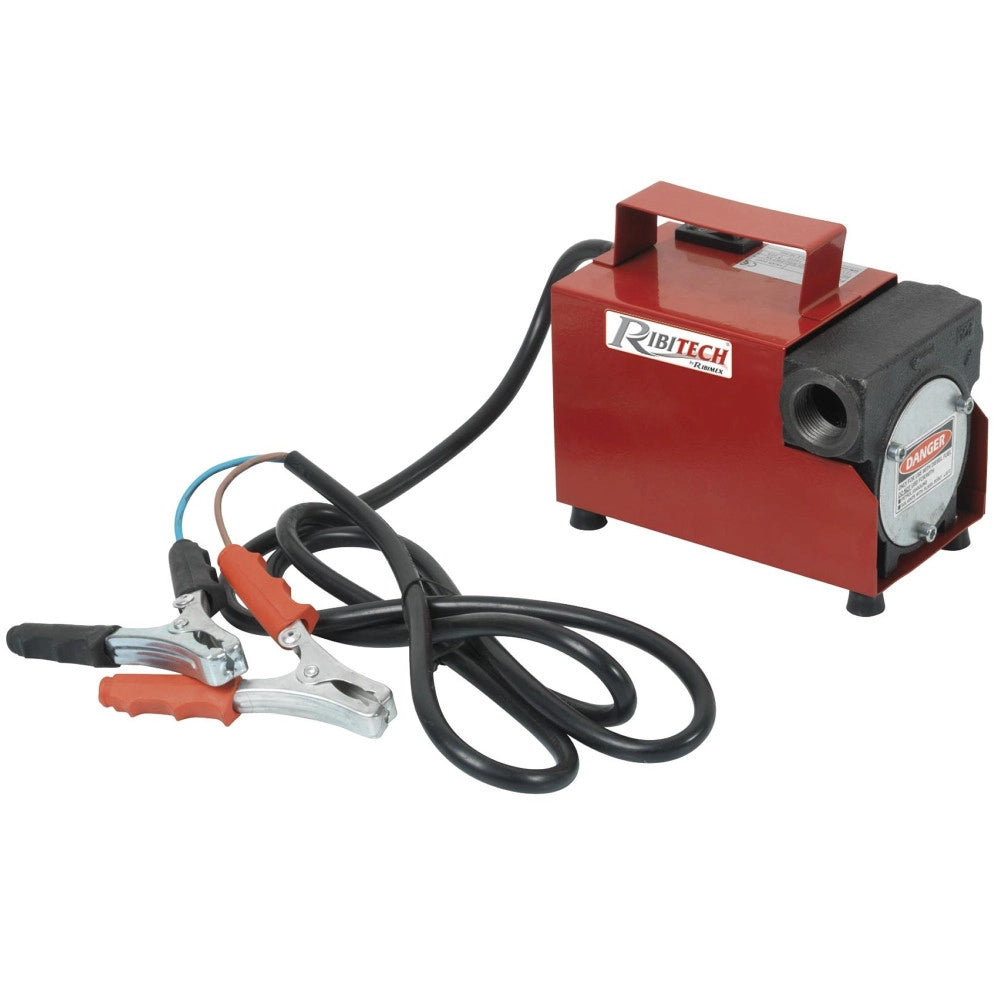 Trade Shop - Pompa Travaso Gasolio Autoadescante 12v Senza Tubi Aspirazione Diesel Erogatore -