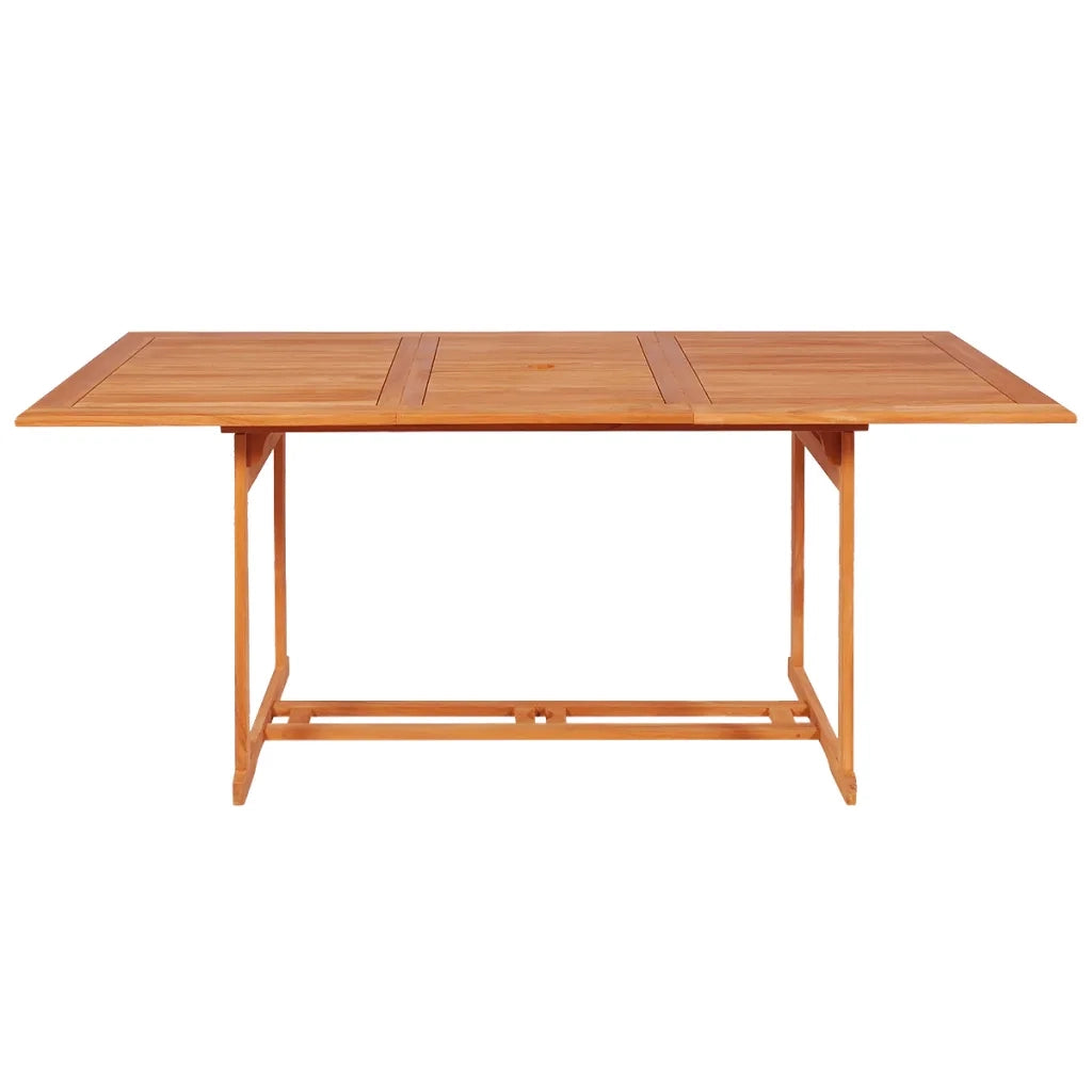Set da Pranzo da Giardino 7 pz in Legno Massello di Teak 3059577
