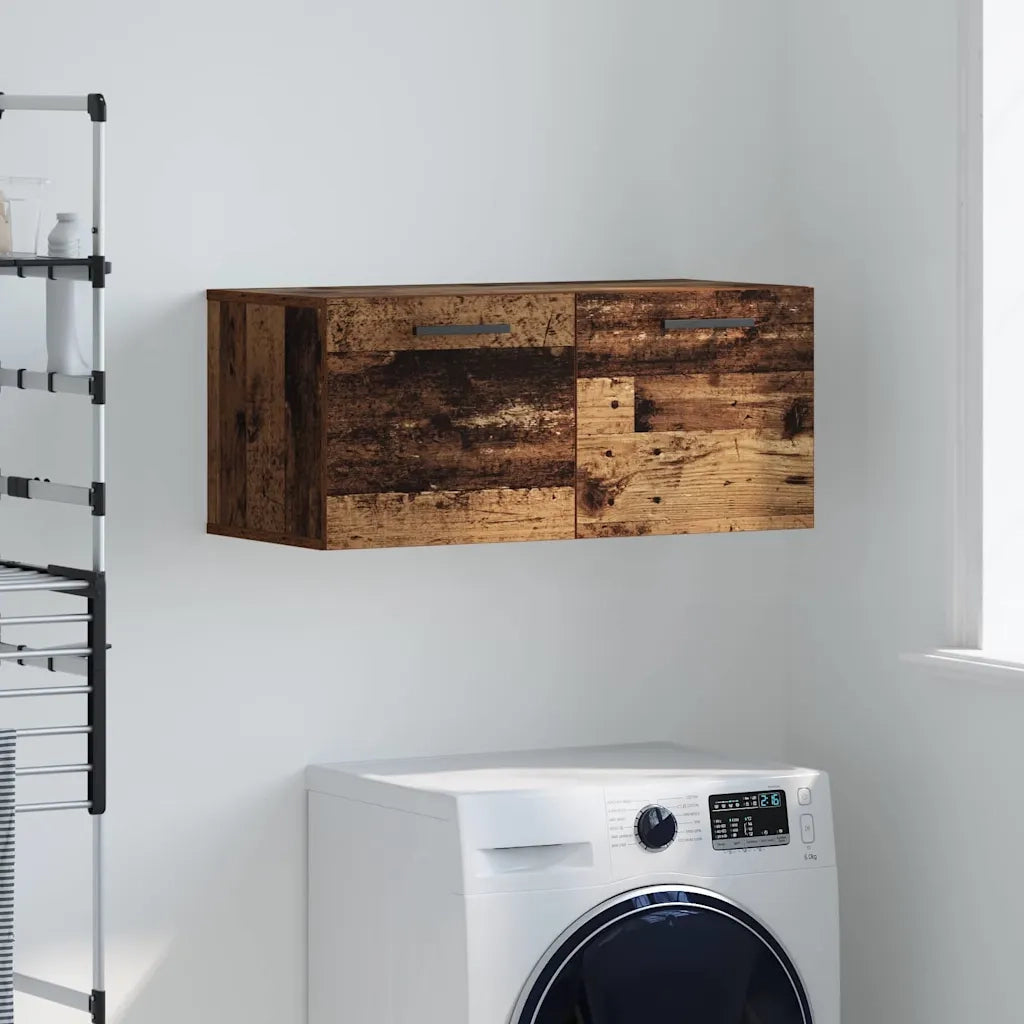 Armadietto a Muro | Mobile a Parete Legno vecchio 80 x 36.5 x 35 cm