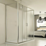 Box Doccia 3 lati 90x120x90 CM H198 stampato C mod. Young Trio 2 Ante