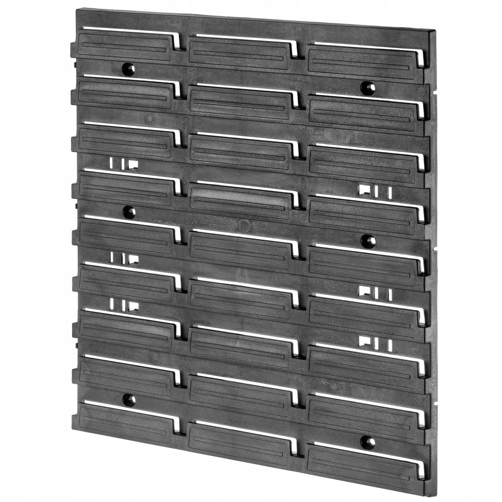 Pannello portautensili KADAX 39x39cm per officina, parete o garage, per vassoi portautensili.