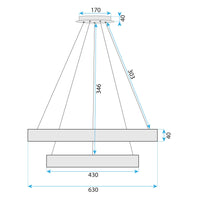 Lampada Led G045-2cp Gold