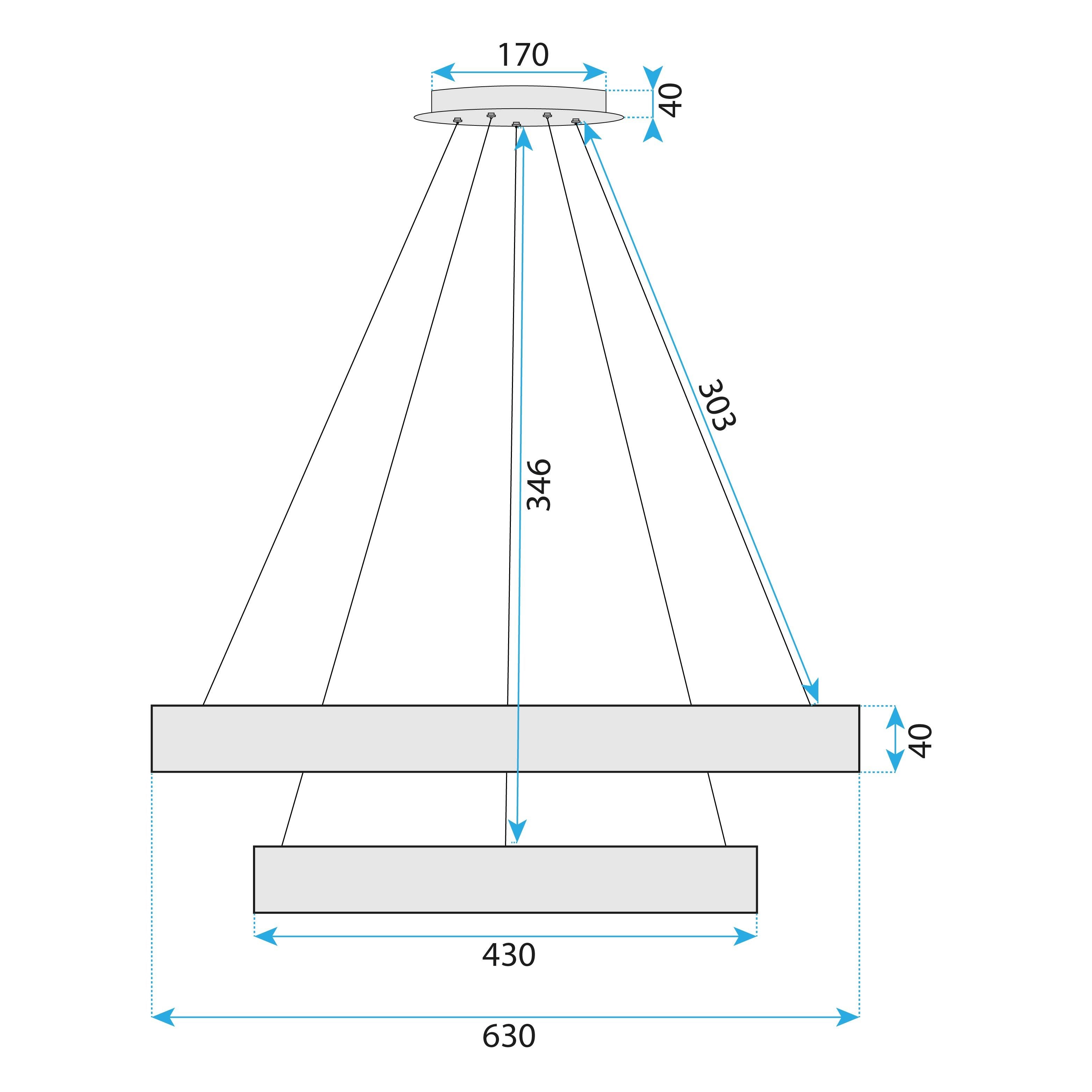 Lampada Led G045-2cp Gold