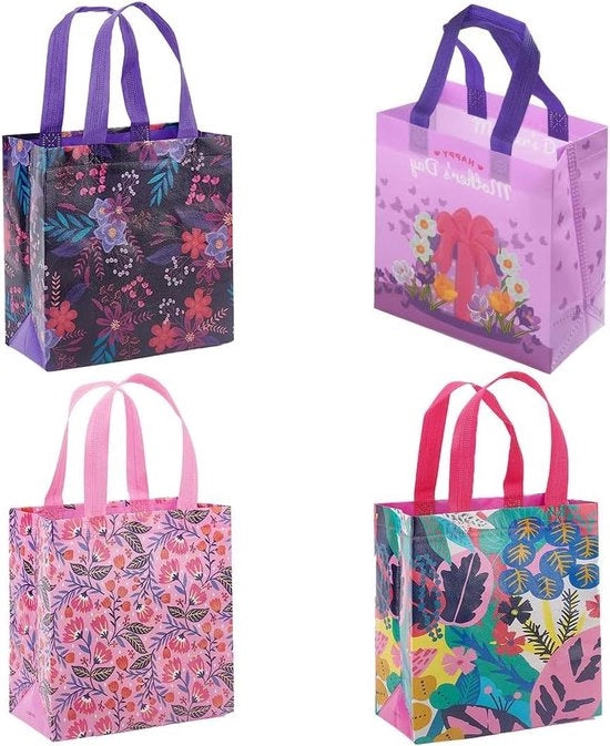 Borse riutilizzabili - Borse regalo per fiori - Borse per dolci e sorprese - Borse riutilizzabili di grandi dimensioni - 21x23 cm.