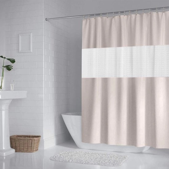Gordino per doccia lavabile in EVA per bagno 200x180cm con 12 anelli per corda