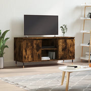 Mobile Porta TV-Mobile per TV-Credenza TV Rovere Fumo 104x35x50 cm in Legno Multistrato 744666