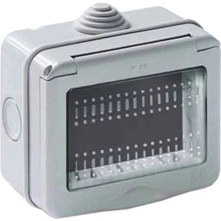 CONTENITORE DA PARETE PER APPARECCHI IP55 MYLIFE 1 Posto - EC ELETTROCANALI