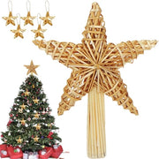 Decorazione per albero di Natale con effetto 3D - Mini Strobera - Ornamento per albero di Natale - Portacadeau - Materiale naturale - 20 x 30,5 cm - Ster per albero di Natale