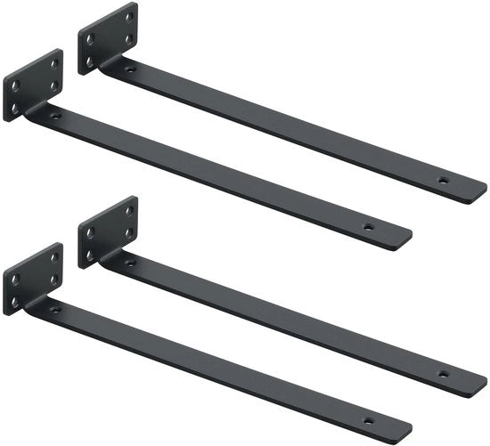 Supporti per tavolo in metallo con angoli pesanti, 4 pezzi, capacità di carico 70 kg, (6,5*30*4)