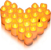 Lanterne LED senza fiamma - 24 luce a led lampeggianti per matrimoni, feste e uso domestico