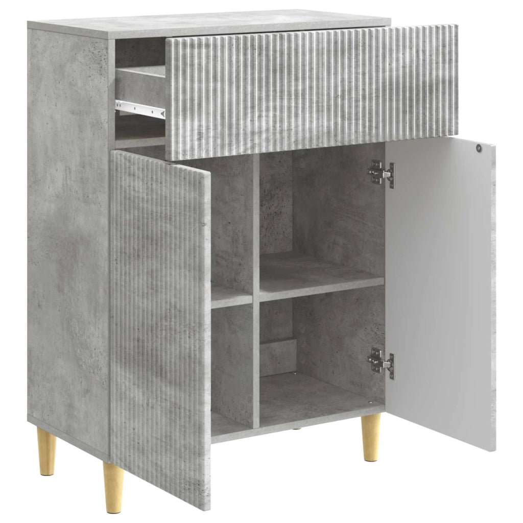 Credenza Grigio Cemento 66 x 34,5 x 90 cm Legno ingegnerizzato 894638