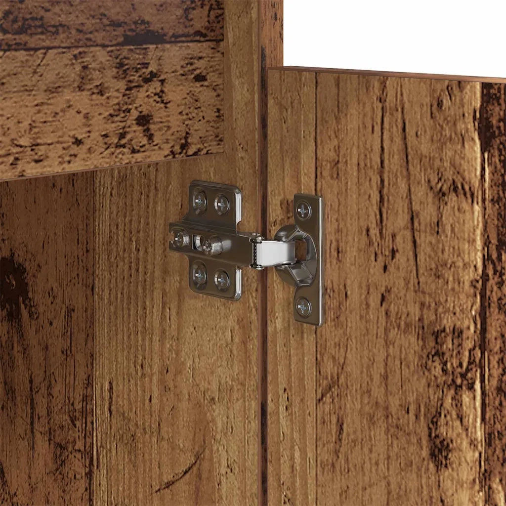 Comodino | Armadio da Notte | Mobiletto da notte con cassetto Legno vecchio 40 x 35 x 70 cm