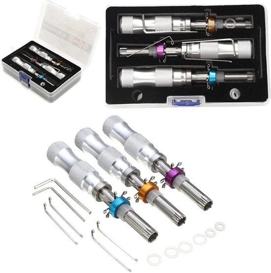 Set di apertura di serrature a tubo 7 pin con adattamento tubolare 7.00MM 7.5MM 7.8MM