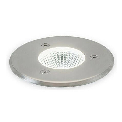 Faretti Led Esterno Calpestabile Incasso Pavimento Giardino Segnapasso Acciaio Diametro e Wattaggio: Ø 10 - 3 W
