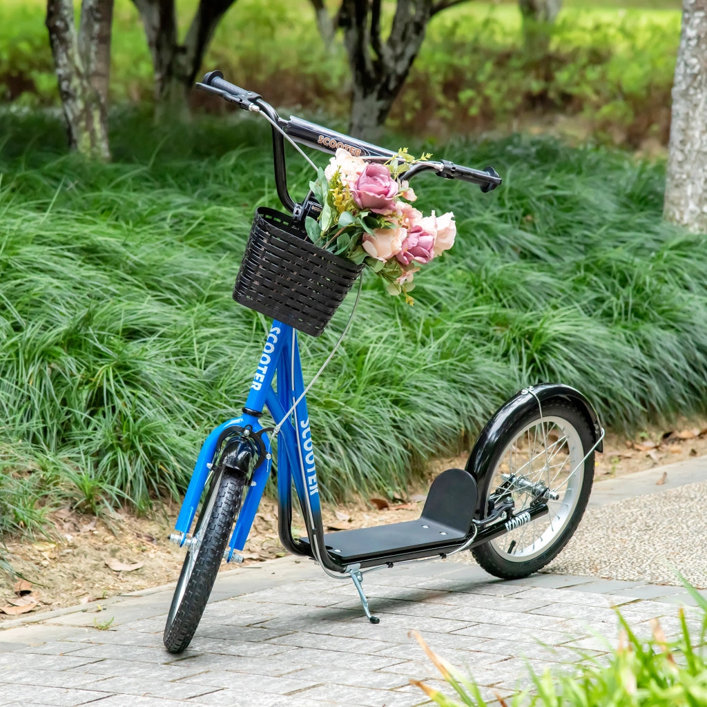 Scooter per Bambini ¨C zephmum ¨C Regolabile, Blu e Nero