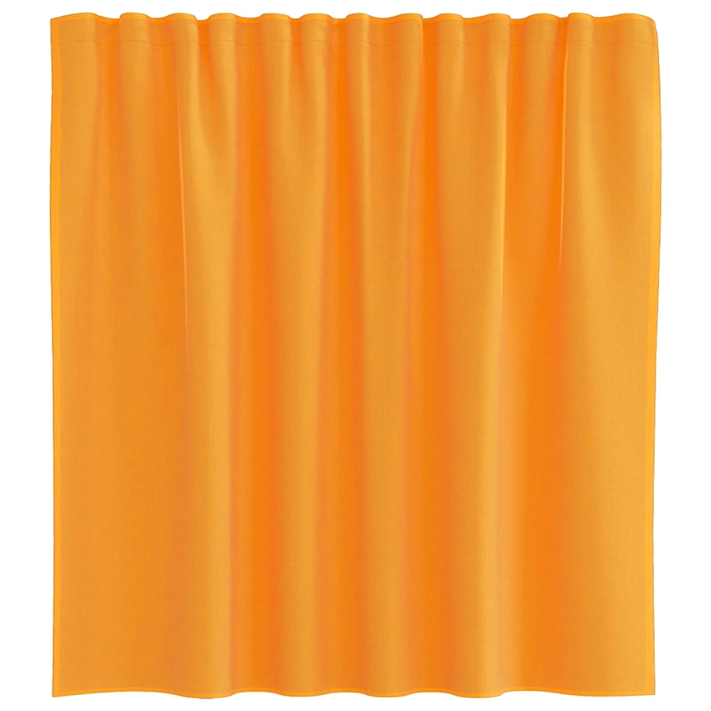 Tende in Voile con Passanti 2 pz Arancio 140x140 cm 4102281