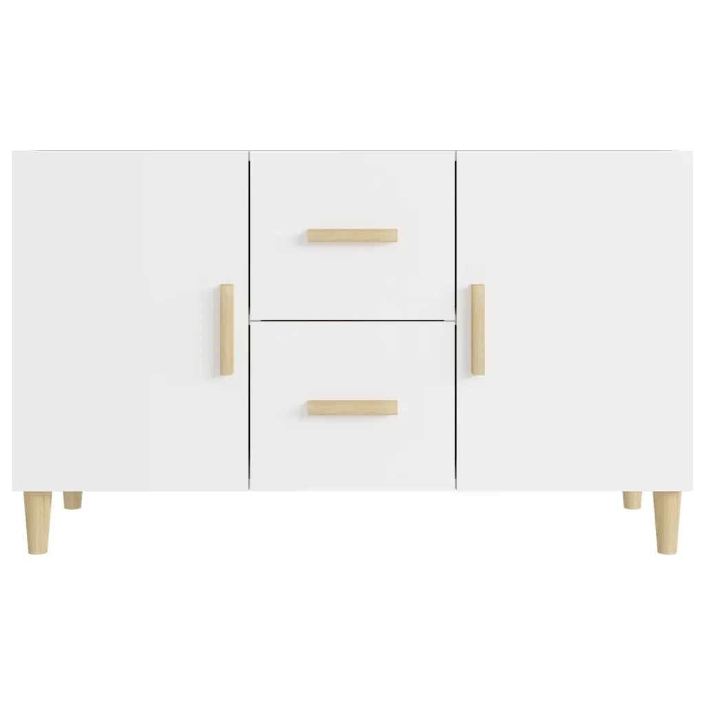 Credenza | Madia | Buffet da pranzo | Armadio da pranzo Bianca 100x36x60 cm in Legno Multistrato