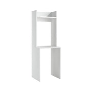 Tricyrtis, Armadio Multiuso Grande 3 Ripiani Made in Italy, 58.00x195.00h cm Bianco