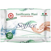 Trade Shop - 20 Salviette Sanificante Igienizzante Per Mani Con Antibatterico Senza Alcool -