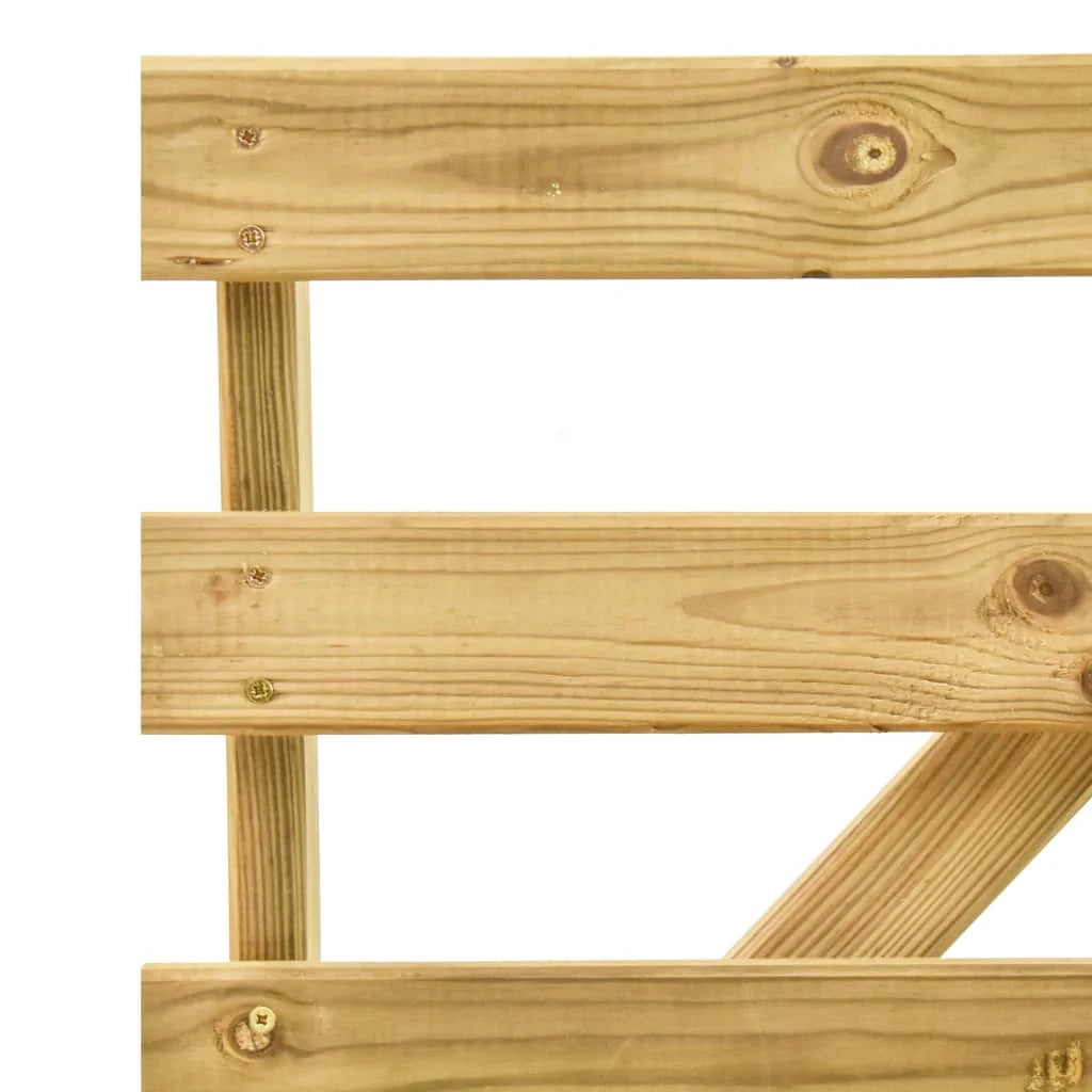 Panca da giardino mobili da esterno terrazza 120 x 50 x 90 cm legno di pino impregnato 02_0011195