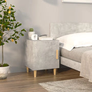 Comodino-Tavolino da notte Grigio Cemento in Legno Multistrato 785936