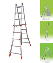 SCALA ALL. MULTIUSO 5+5 GRADINI 5,20 M- 1,0 pz