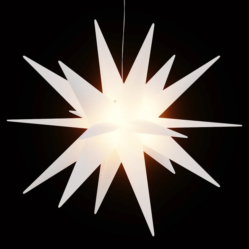 Luce di Natale con LED Pieghevole Bianca 57 cm CFW6344881