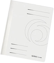 Ordinatori A4 in cartone, piegati, intensamente bianchi, 25 pezzi