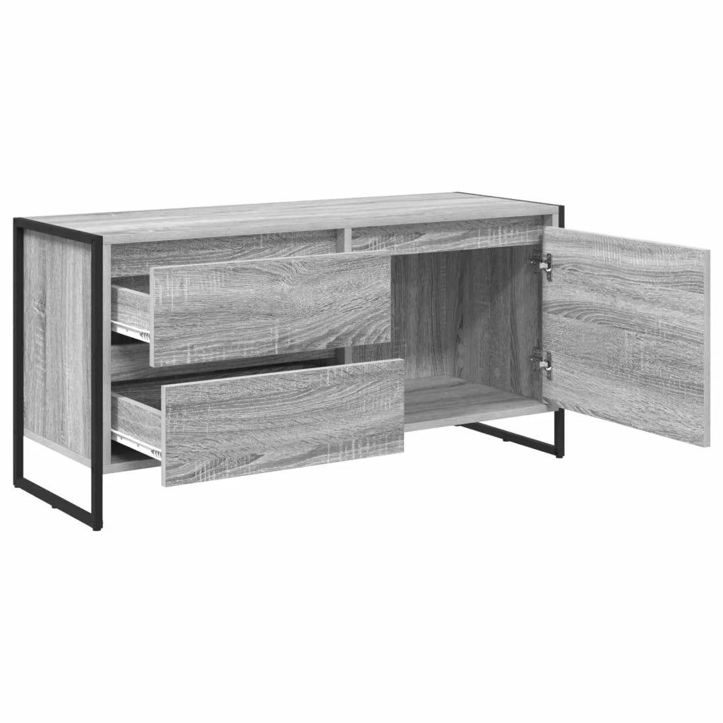 Mobile TV Grigio Sonoma 100 x 36 x 49.5 cm Legno multistrato 886621