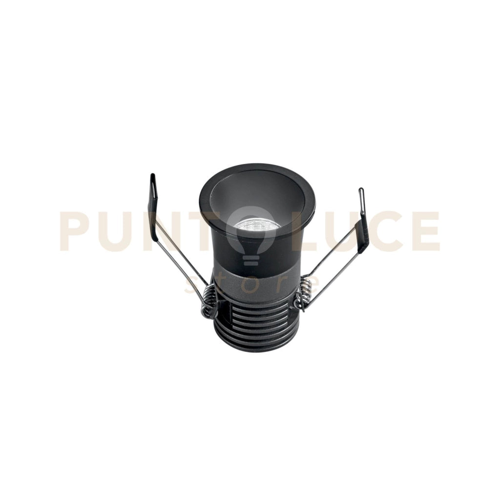 INCASSO LED DOT NERO TONDO 5W 480LM CCT 3000K / 4000K / 6500K 4x5,5CM