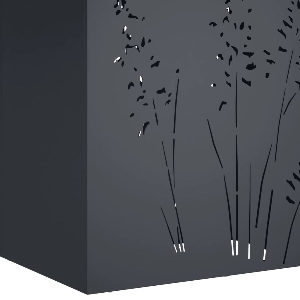 Vaso da giardino Antracite 50 x 30 x 75 cm 8005782