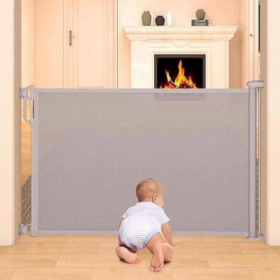 Hek percorribile per bambini - 0-140 cm - 83 cm alto - blocco di sicurezza per bambini - tenda di protezione scale - utilizzo interno ed esterno