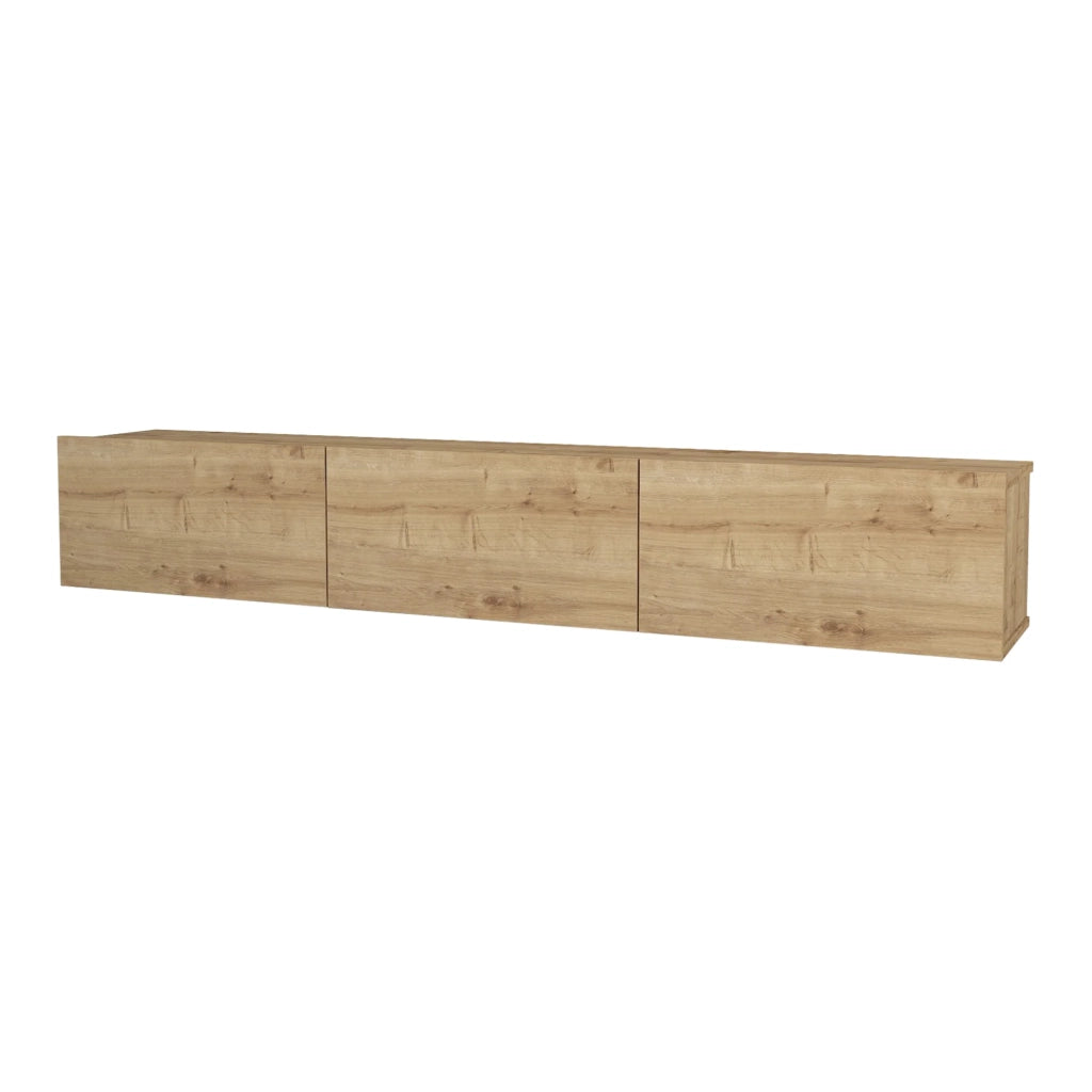 Mobile porta TV 180 x 31 x 29,5 cm effetto rovere 03_0007876