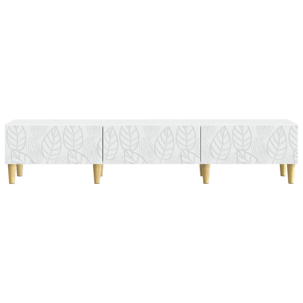 Mobile TV-Credenza per TV 147 x 34,5 x 30 cm Bianco Legno ingegnerizzato