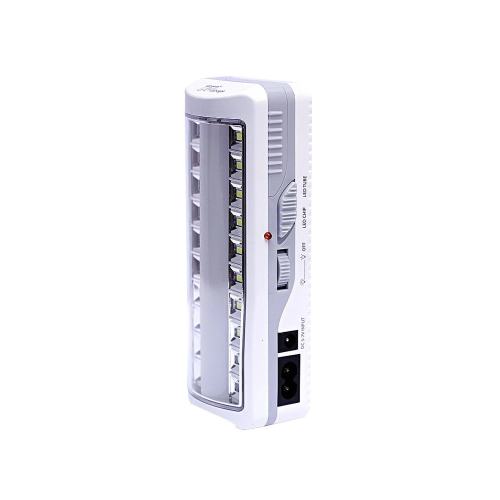 Trade Shop - Lampada Di Emergenza 20 Led Smd Con Neon Ricaricabile Per Casa Auto Camper 7105 -