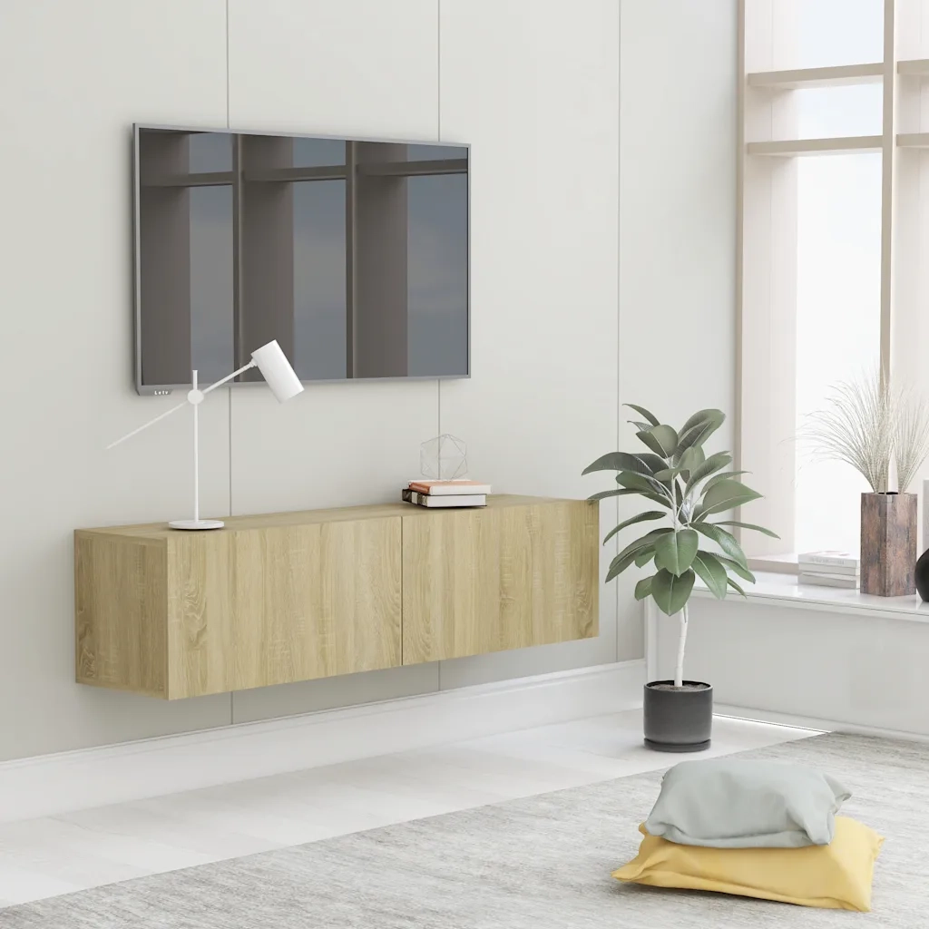 Mobile TV | Armadietto TV | Mobile Porta TV Rovere Sonoma 120x30x30 cm in Legno Multistrato
